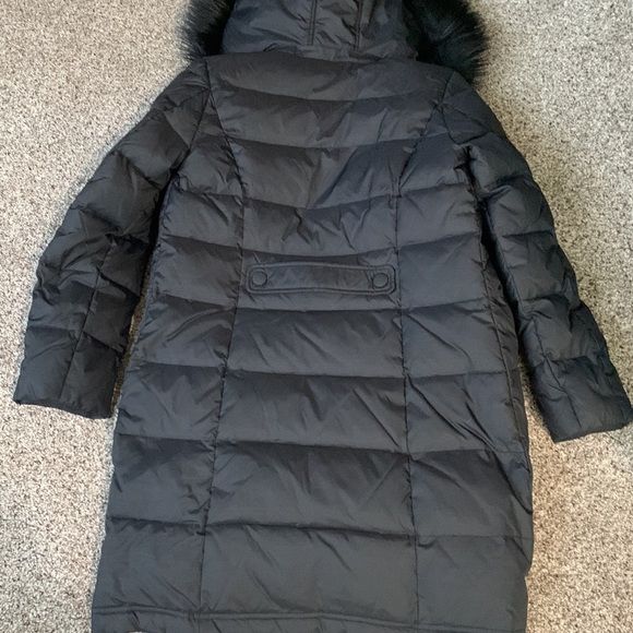 DkNy long puffer coat faux fur hoodie size XS - Picture 13 of 16